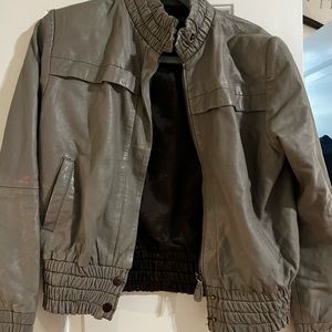 Kate Spade Leather Bomber Jacket